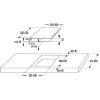 Gorenje ECT322BCSC fekete, beépíthető, elektromos üvegkerámia, főzőzóna: 2, beépíthető méret: 27cm, főzőlap