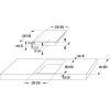 Gorenje ECT322BCSC fekete, beépíthető, elektromos üvegkerámia, főzőzóna: 2, beépíthető méret: 27cm, főzőlap