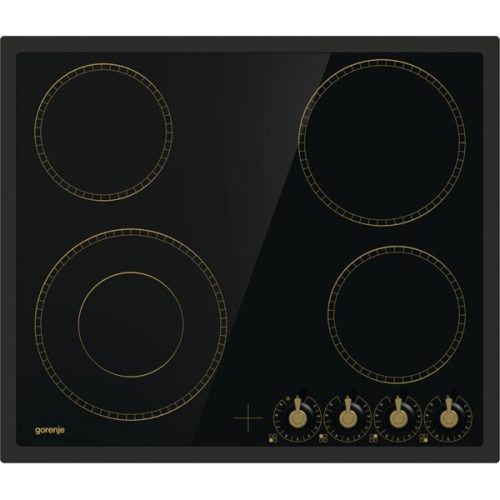 Gorenje EC642CLB fekete, beépíthető, elektromos üvegkerámia, főzőzóna: 4, beépíthető méret: 56cm, főzőlap