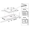Whirlpool AKT 8601 IX fekete, beépíthető, elektromos üvegkerámia, főzőzóna: 4, beépíthető méret: 56cm, főzőlap