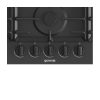 Gorenje GW951MB fekete, beépíthető, gáz, főzőzóna: 4 +1 wok égőfej, beépíthető méret: 56cm, főzőlap