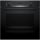 Bosch HQG572EB3 fekete, beépíthető, sütőtér: 71L, grill, légkeverés, sütő